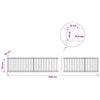 Gabion 5 mm langasta ja 10x10 cm verkosta 650x30x50 cm