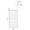 Gabion 5 mm langasta ja 10x10 cm verkosta 50x30x100 cm