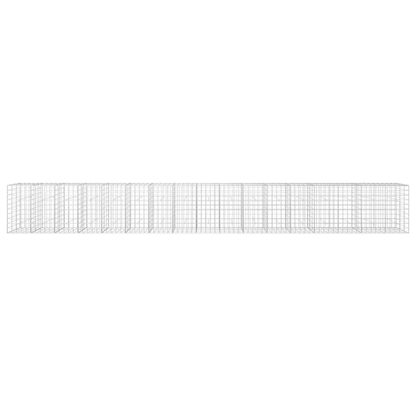Gabion 5 mm langasta ja 10x10 cm verkosta 850x30x100 cm
