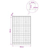 Gabion 5 mm langasta ja 10x10 cm verkosta 100x30x150 cm