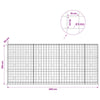 Gabion 5 mm langasta ja 10x10 cm verkosta 350x30x150 cm
