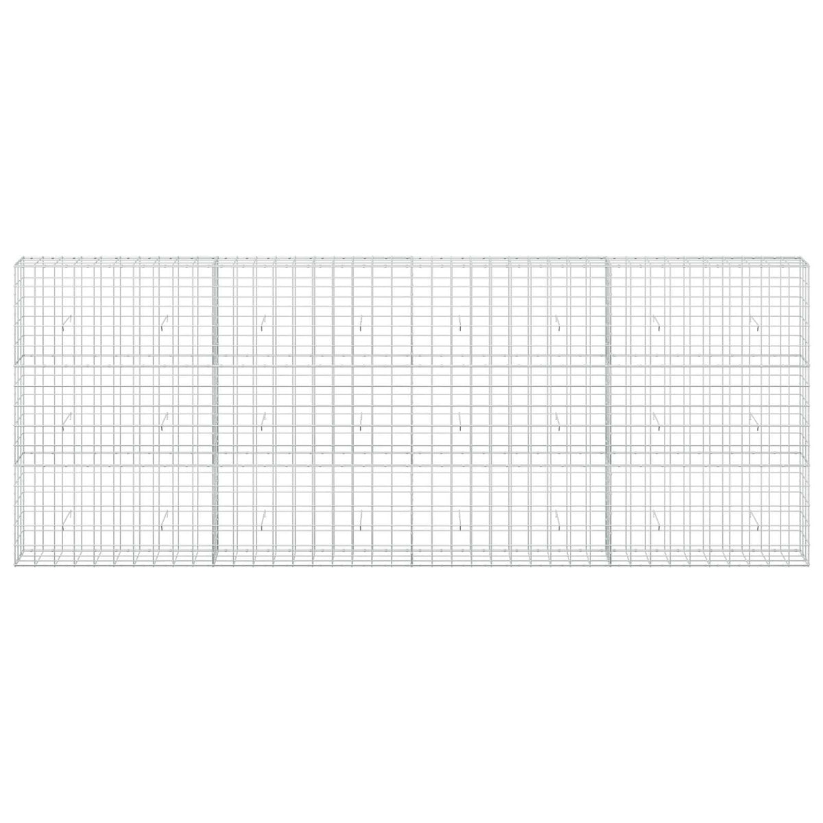 Gabion 5 mm langasta ja 10x10 cm verkosta 400x30x150 cm