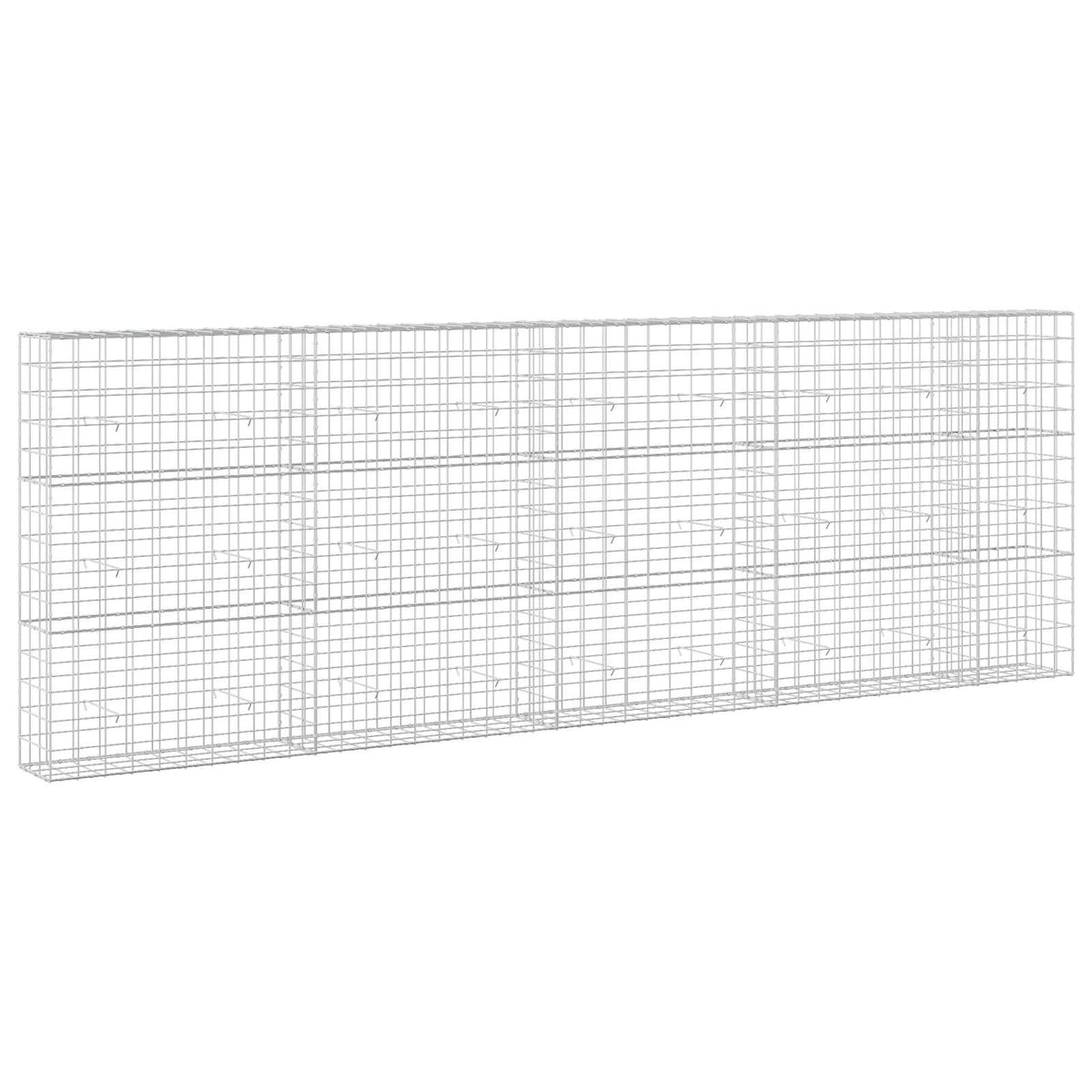 Gabion 5 mm langasta ja 10x10 cm verkosta 450x30x150 cm