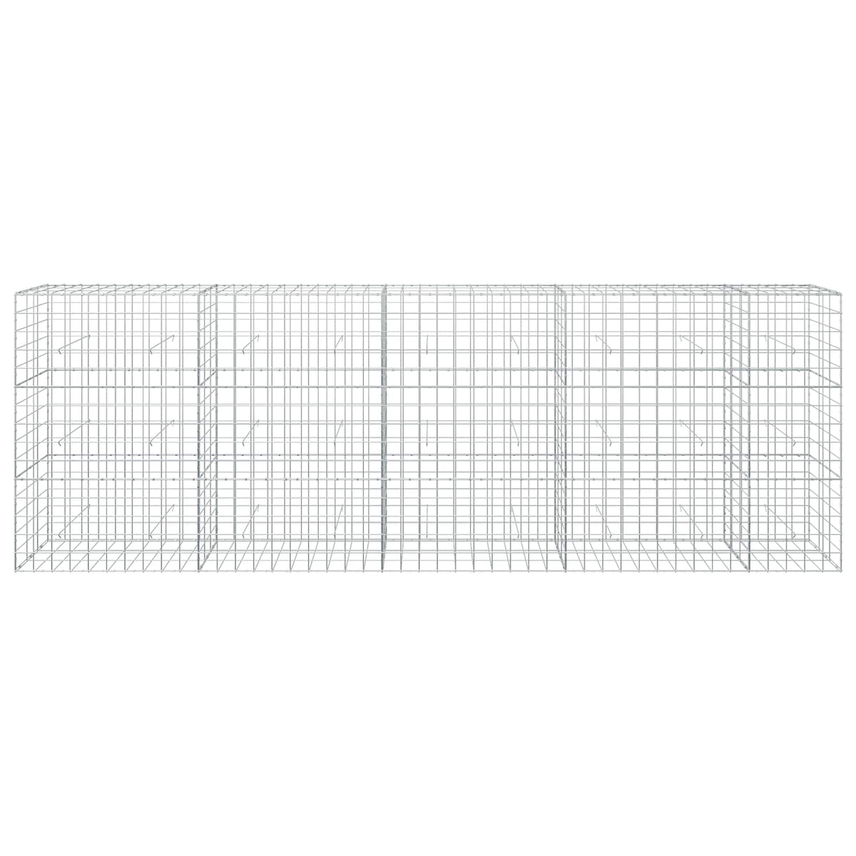 Gabion 5 mm langasta ja 10x10 cm verkosta 450x30x150 cm