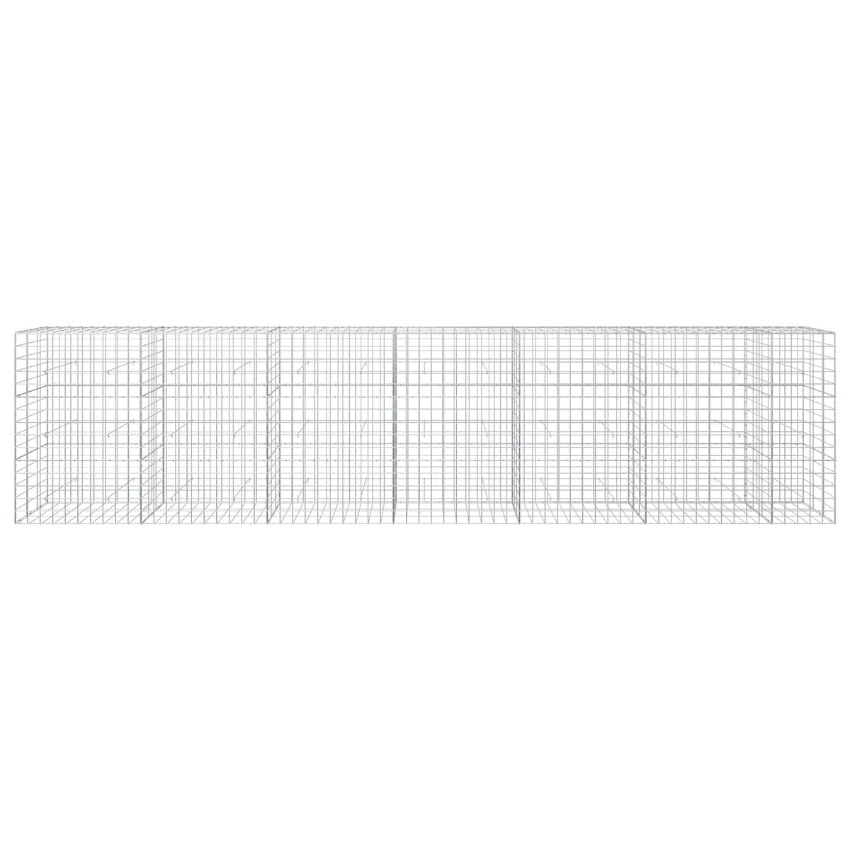 Gabion 5 mm langasta ja 10x10 cm verkosta 650x30x150 cm