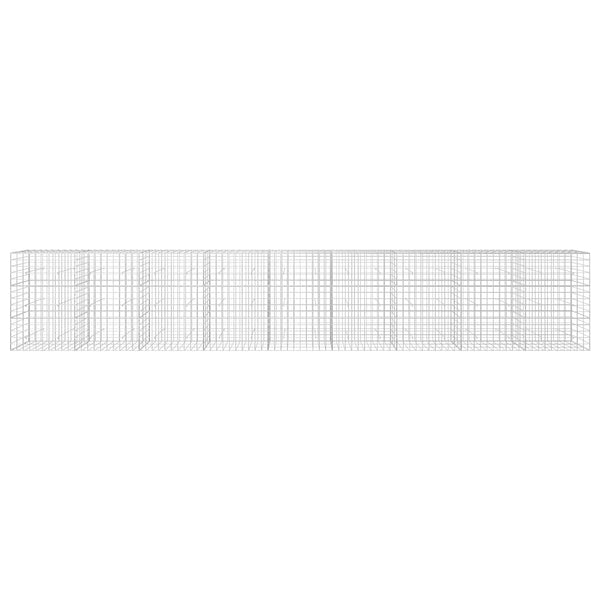 Gabion 5 mm langasta ja 10x10 cm verkosta 900x30x150 cm