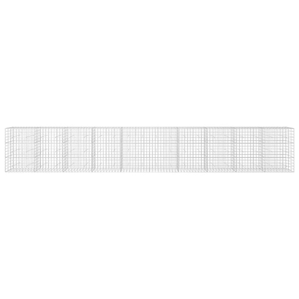 Gabion 5 mm langasta ja 10x10 cm verkosta 1000x30x150 cm