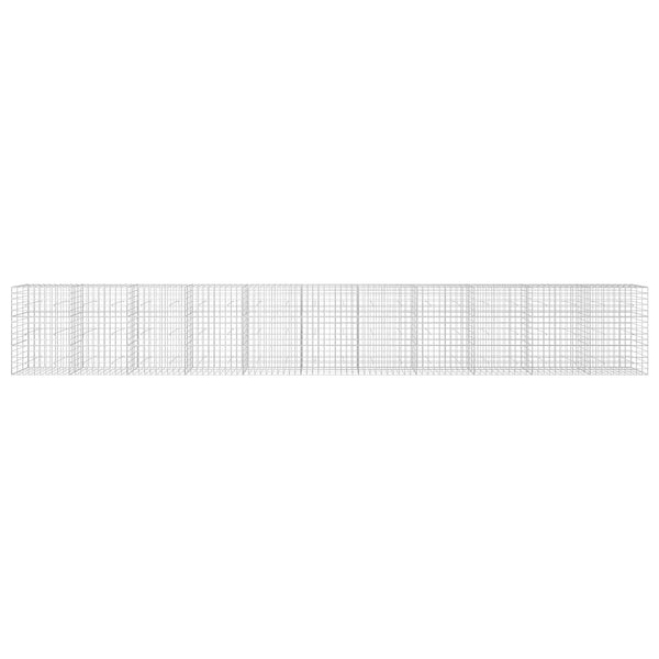 Gabion 5 mm langasta ja 10x10 cm verkosta 1100x30x150 cm