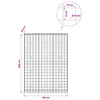 Gabion 5 mm langasta ja 10x10 cm verkosta 150x30x200 cm