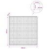 Gabion 5 mm langasta ja 10x10 cm verkosta 200x30x200 cm