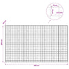 Gabion 5 mm langasta ja 10x10 cm verkosta 350x30x200 cm