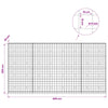 Gabion 5 mm langasta ja 10x10 cm verkosta 400x30x200 cm
