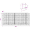 Gabion 5 mm langasta ja 10x10 cm verkosta 450x30x200 cm