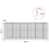 Gabion 5 mm langasta ja 10x10 cm verkosta 550x30x200 cm