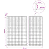 Gabion 5 mm langasta ja 10x10 cm verkosta 650x30x200 cm