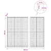 Gabion 5 mm langasta ja 10x10 cm verkosta 850x30x200 cm