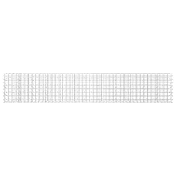 Gabion 5 mm langasta ja 10x10 cm verkosta 1200x30x200 cm