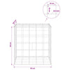 Gabion 5 mm langasta ja 10x10 cm verkosta 50x50x50 cm
