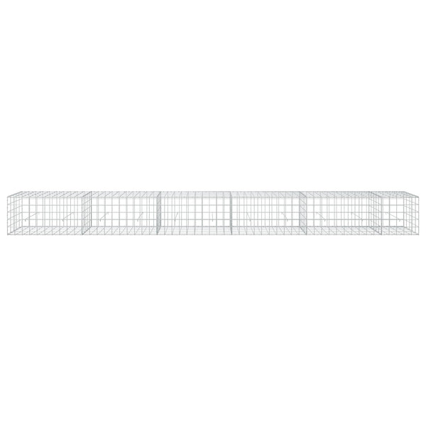 Gabion 5 mm langasta ja 10x10 cm verkosta 550x50x50 cm