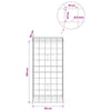 Gabion 5 mm langasta ja 10x10 cm verkosta 50x50x100 cm