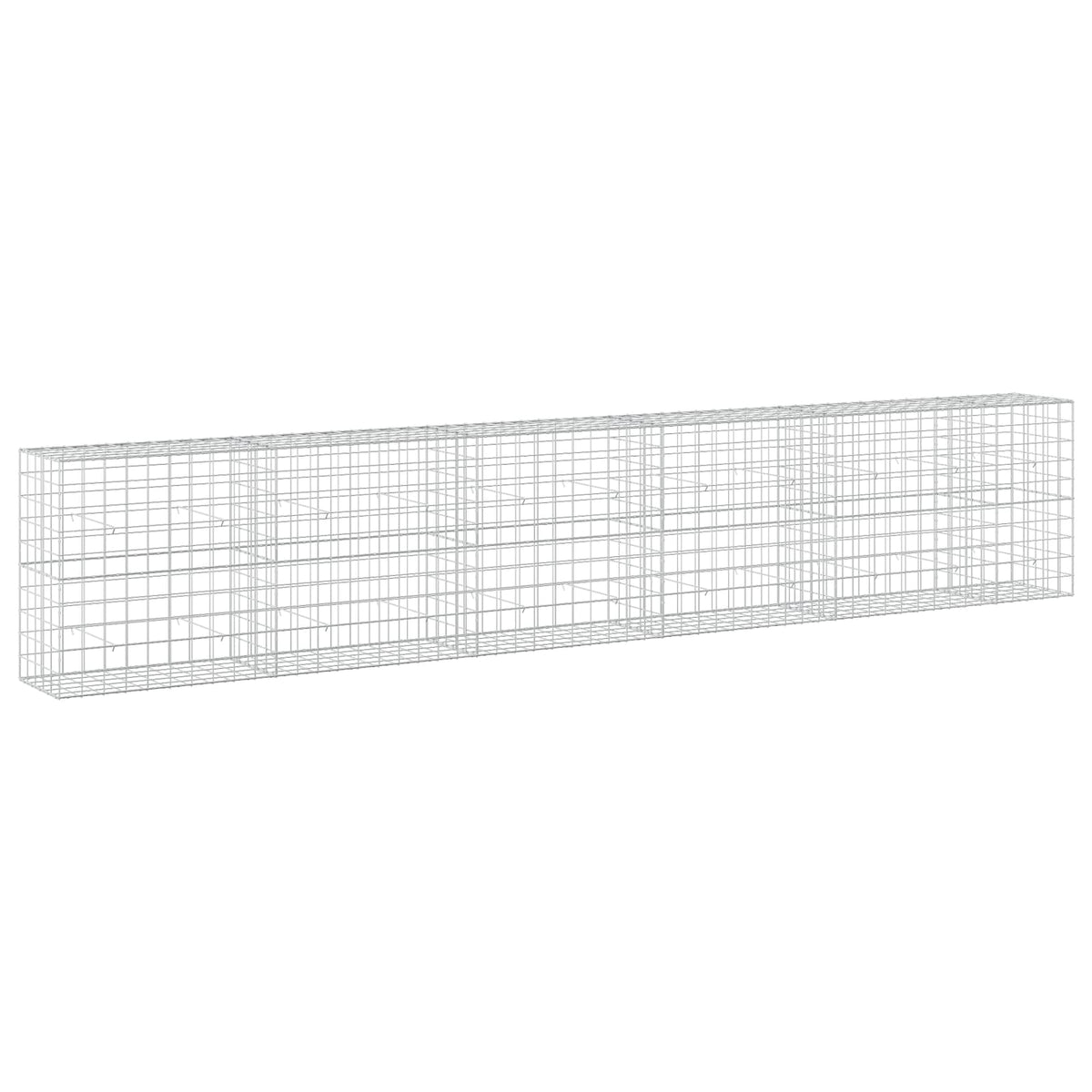 Gabion 5 mm langasta ja 10x10 cm verkosta 550x50x100 cm