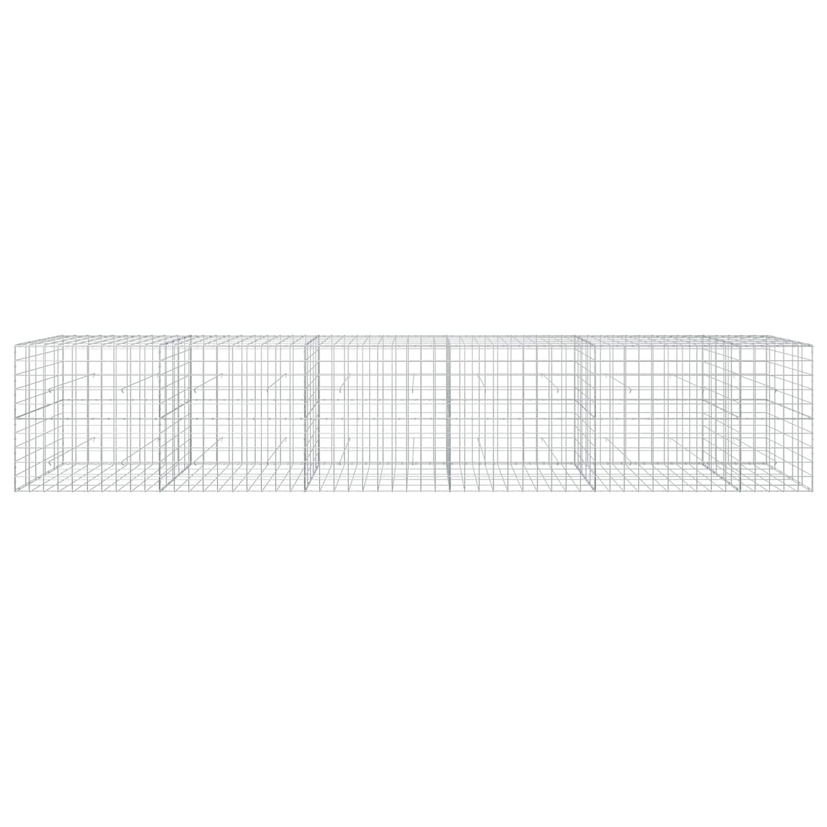 Gabion 5 mm langasta ja 10x10 cm verkosta 550x50x100 cm