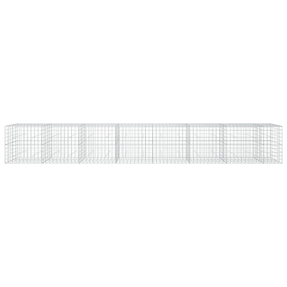 Gabion 5 mm langasta ja 10x10 cm verkosta 750x50x100 cm