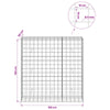 Gabion 5 mm langasta ja 10x10 cm verkosta 150x50x150 cm