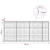 Gabion 5 mm langasta ja 10x10 cm verkosta 350x50x150 cm