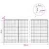 Gabion 5 mm langasta ja 10x10 cm verkosta 1000x50x150 cm