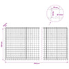Gabion 5 mm langasta ja 10x10 cm verkosta 1100x50x150 cm