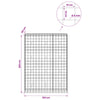 Gabion 5 mm langasta ja 10x10 cm verkosta 150x50x200 cm