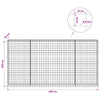 Gabion 5 mm langasta ja 10x10 cm verkosta 400x50x200 cm
