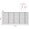 Gabion 5 mm langasta ja 10x10 cm verkosta 450x50x200 cm