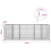 Gabion 5 mm langasta ja 10x10 cm verkosta 600x50x200 cm