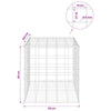 Gabion 5 mm langasta ja 10x10 cm verkosta 50x100x50 cm