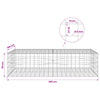 Gabion 5 mm langasta ja 10x10 cm verkosta 200x100x50 cm
