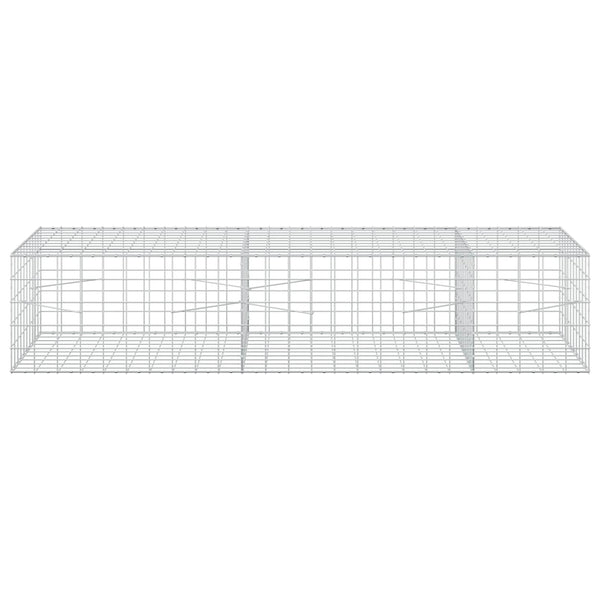 Gabion 5 mm langasta ja 10x10 cm verkosta 250x100x50 cm