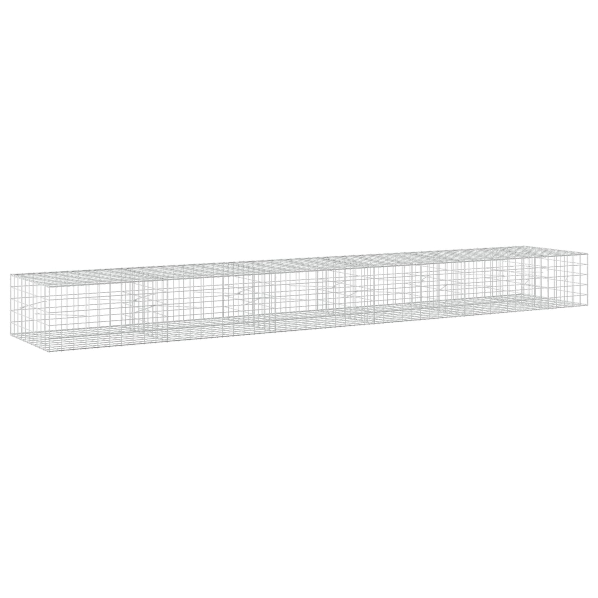 Gabion 5 mm langasta ja 10x10 cm verkosta 550x100x50 cm
