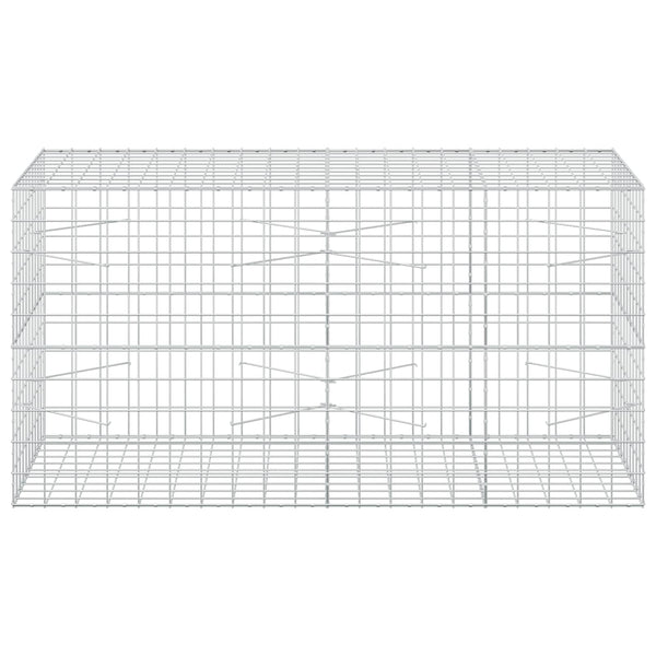 Gabion 5 mm langasta ja 10x10 cm verkosta 200x100x100 cm