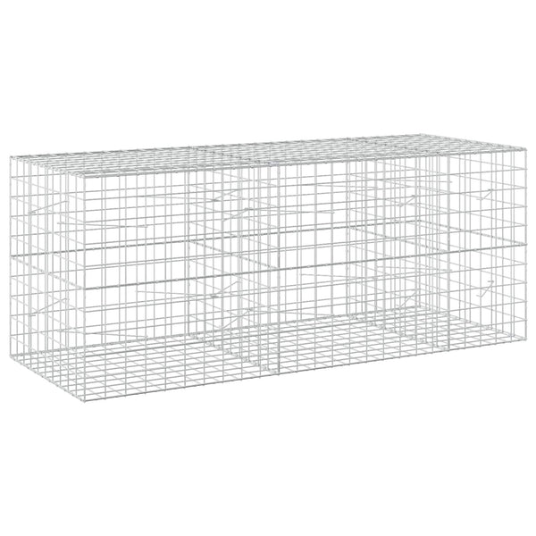 Gabion 5 mm langasta ja 10x10 cm verkosta 250x100x100 cm