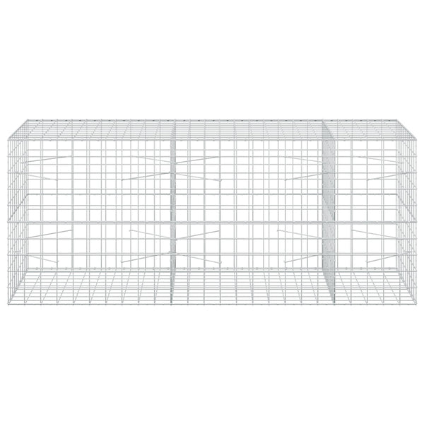 Gabion 5 mm langasta ja 10x10 cm verkosta 250x100x100 cm