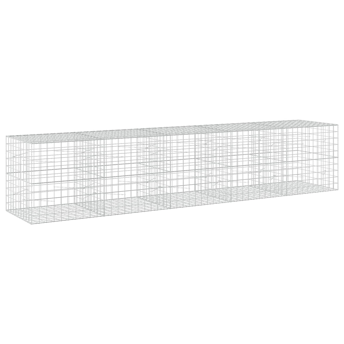 Gabion 5 mm langasta ja 10x10 cm verkosta 500x100x100 cm