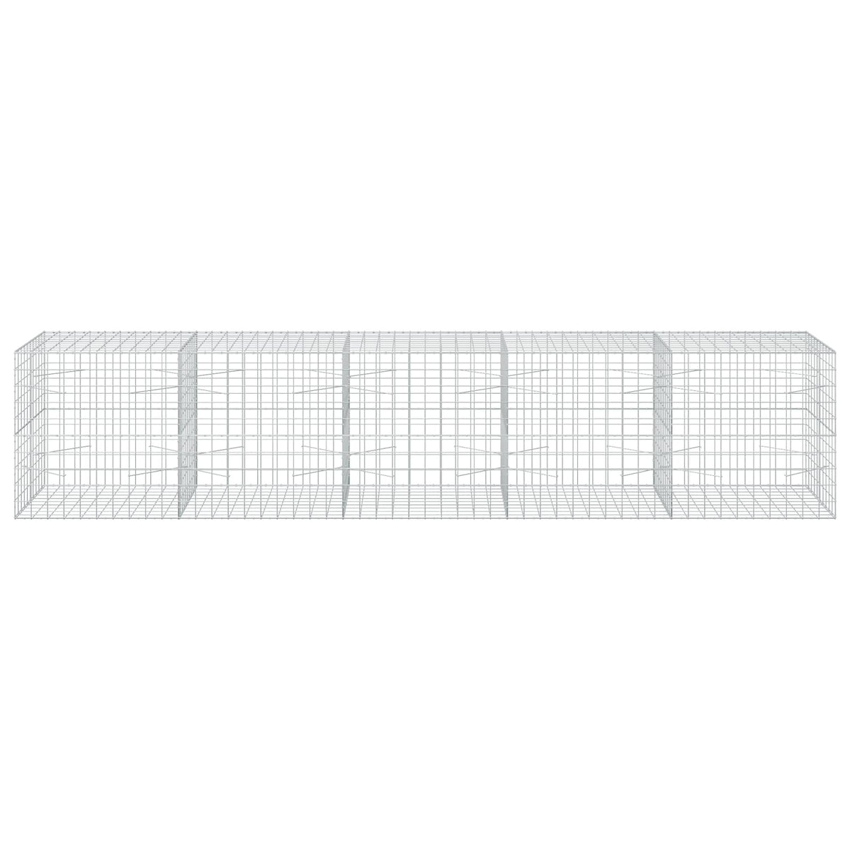 Gabion 5 mm langasta ja 10x10 cm verkosta 500x100x100 cm
