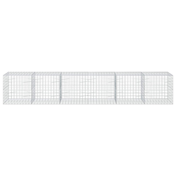 Gabion 5 mm langasta ja 10x10 cm verkosta 600x100x100 cm
