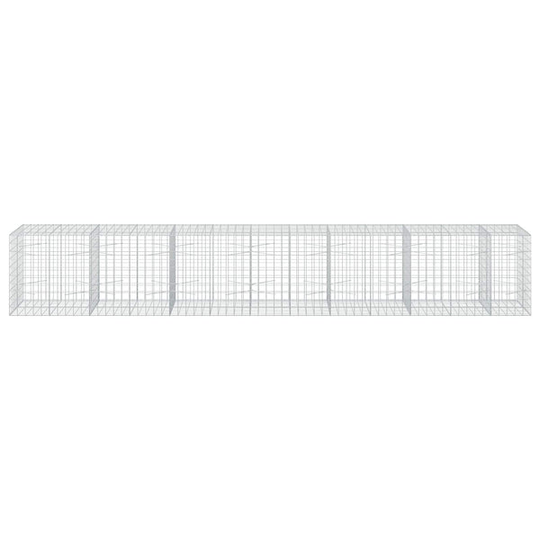 Gabion 5 mm langasta ja 10x10 cm verkosta 650x100x100 cm