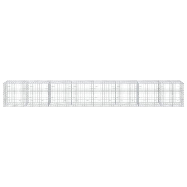 Gabion 5 mm langasta ja 10x10 cm verkosta 800x100x100 cm