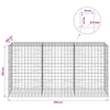 Gabion 5 mm langasta ja 10x10 cm verkosta 300x100x150 cm