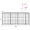 Gabion 5 mm langasta ja 10x10 cm verkosta 350x100x150 cm