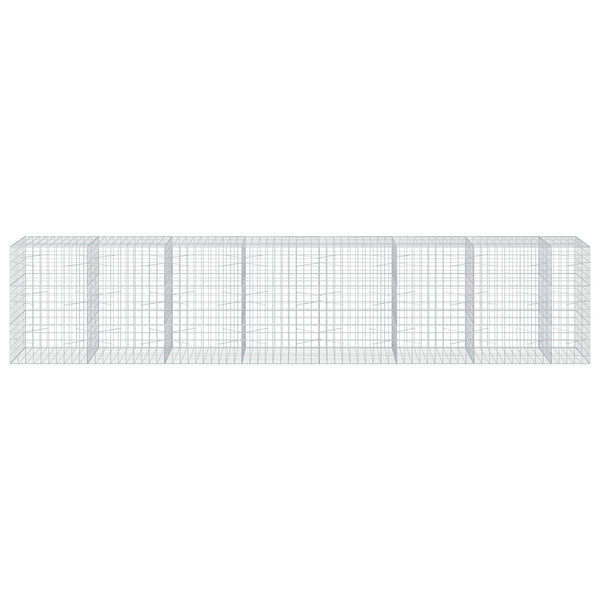 Gabion 5 mm langasta ja 10x10 cm verkosta 750x100x150 cm